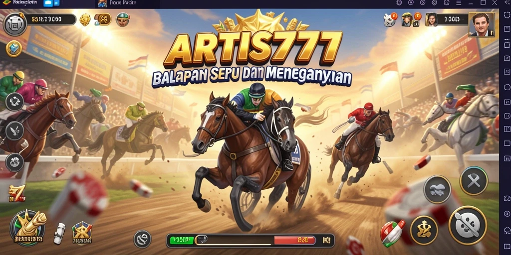 Tampilan balapan seru di ARTIS777 dengan grafis memukau.