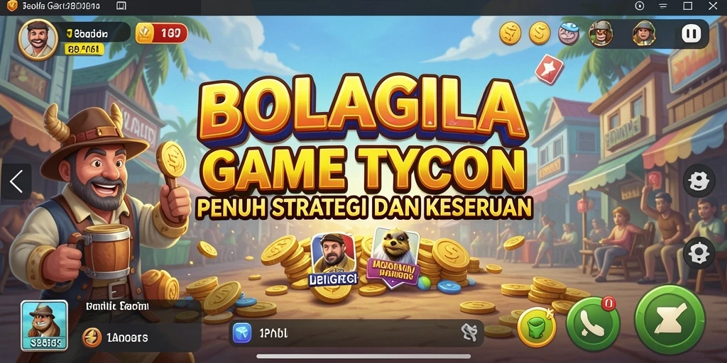 Screenshot gameplay <strong>BOLAGILA</strong> menunjukkan strategi manajerial yang mendebarkan.