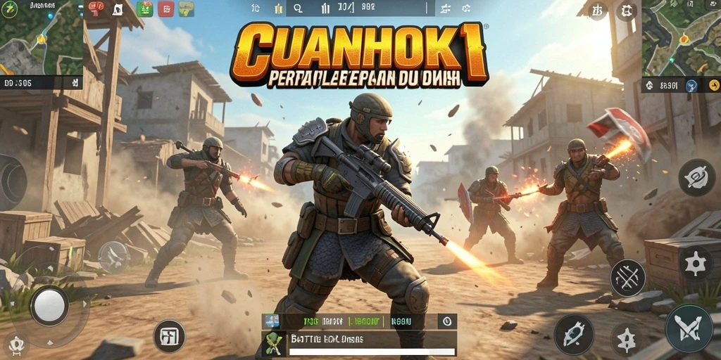 Gameplay seru dalam pertarungan Battle Royale yang mendebarkan.