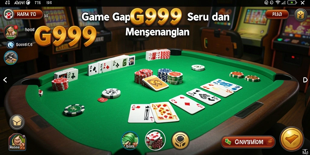 Screenshot gameplay GG999 dengan desain menarik dan antarmuka yang ramah pengguna.