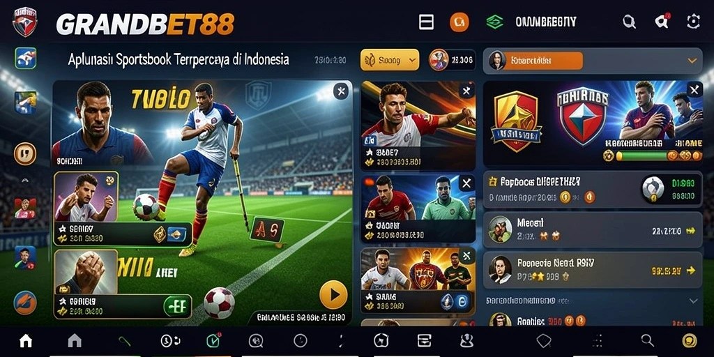 Tampilan gameplay Sportsbook di GRANDBET88 yang menarik.