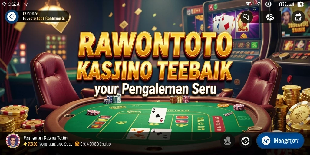 Tampilan menarik dari gameplay Kasino yang mendebarkan.