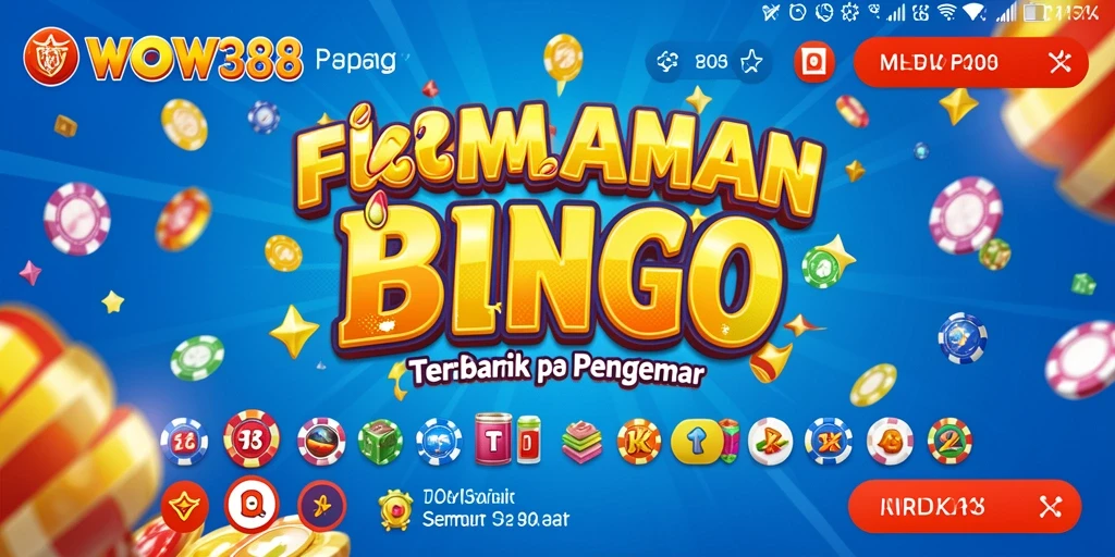 Tampilan gameplay WOW388 saat bermain Bingo yang seru dan interaktif.