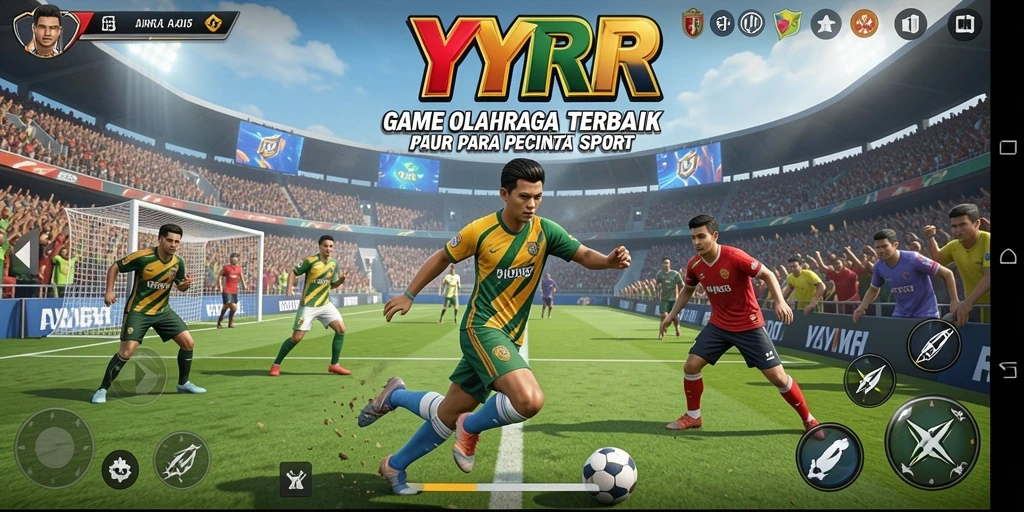 Tampilan gameplay seru dan mendebarkan di YYRR.