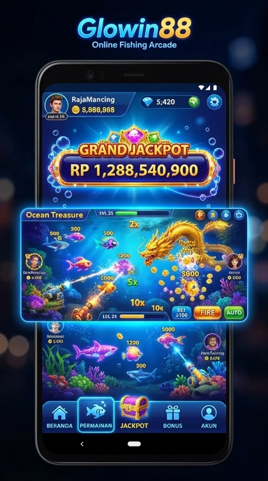 Tampilan antarmuka glowin88 yang sederhana dan mudah dipahami.